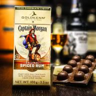 3 x Luxusní čokoláda Goldkenn s náplní Captain Morgan
