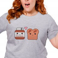 Dámské tričko “Kamarádi nutella a toast”