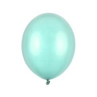 Latexový balónek - Metalická mátová - 20 ks