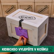 Dívčí truhla Kidboxeo – prázdná