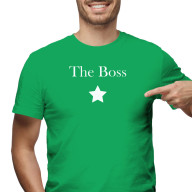 Pánské tričko s potiskem "The Boss"