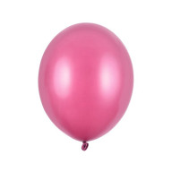 Latexový balónek - Metalická růžová tmavší 27cm - 20 ks