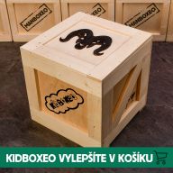 Kidboxeo bedna s páčidlem – prázdná