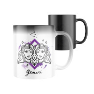 Magický hrnek s potiskem znamení Blíženci