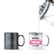 Magický keramický hrnek s potiskem Kafe a kobliha BFFs
