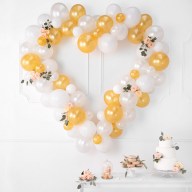 Latexový balónek - Metalická bílá 27cm 25 ks