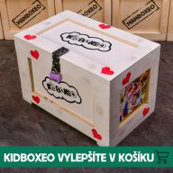 Dívčí truhla Kidboxeo – prázdná