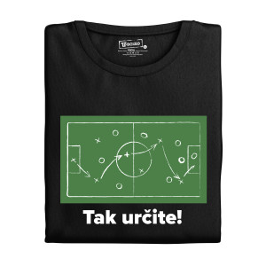 Pánske tričko s potlačou "Tak určitě! - Fotbal"