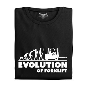 Pánske tričko s potlačou "Evolution of Forklift"