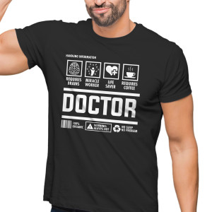 Tričko s potlačou "Doctor"