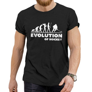 Pánske tričko s potlačou "Evolution of Hockey"