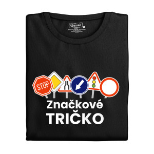 Pánske tričko s potlačou "Značkové tričko"