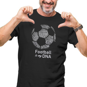 Pánske tričko s potlačou "Football is my DNA"