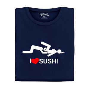 Pánske tričko s potlačou "I️♥️Sushi"