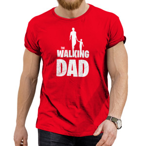 Pánske tričko s potlačou "The Walking Dad"