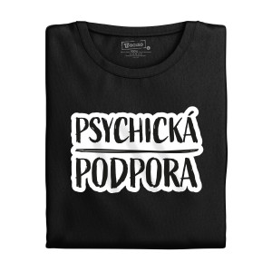 Pánske tričko s potlačou "Psychická podpora"