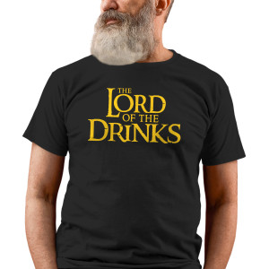 Pánske tričko s potlačou "Lord of the Drinks"