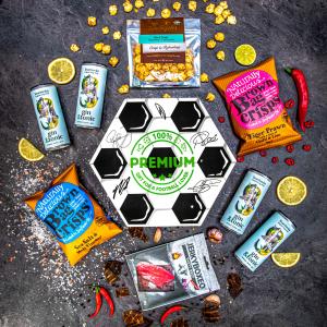 Giftboxeo darčekový set Futbalový - Plný Gin Tonicu