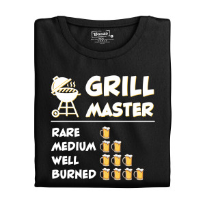 Pánske tričko s potlačou Grill master + beer