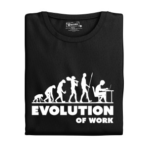 Pánske tričko s potlačou "Evolution of Work"