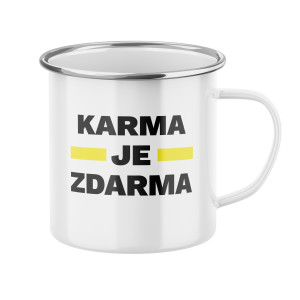 Hnček s potlačou Karma je zdarma