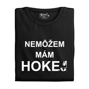 Pánske tričko s potlačou "Nemôžem, mám hokej"