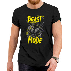 Pánske tričko s potlačou "Beast Mode"