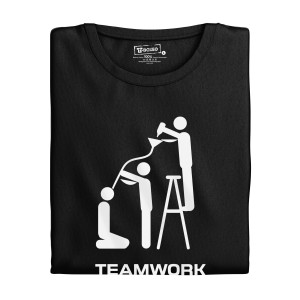 Pánske tričko s potlačou "Teamwork"