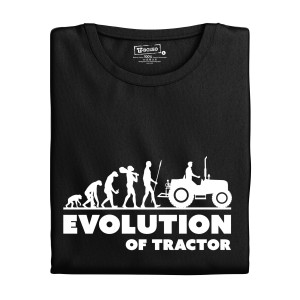  Pánske tričko s potlačou "Evolution of Tractor"