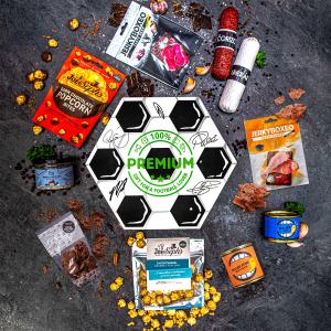 Giftboxeo darčekový set Futbalový - Plný delikates