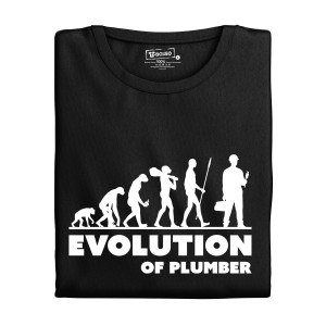 Pánske tričko s potlačou "Evolution of Plumber"