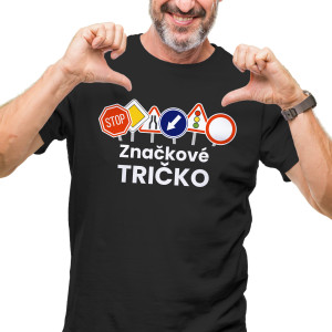 Pánske tričko s potlačou "Značkové tričko"