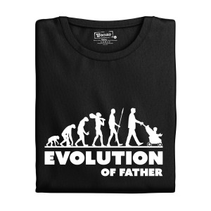 Pánske tričko s potlačou "Evolution of Father"