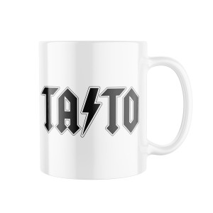 Keramický hrnček s potlačou Tato ACDC