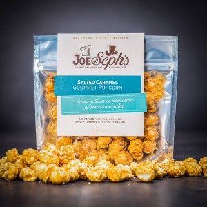 Luxusný popcorn Joe & Seph's s príchuťou slaného karamelu 32 g