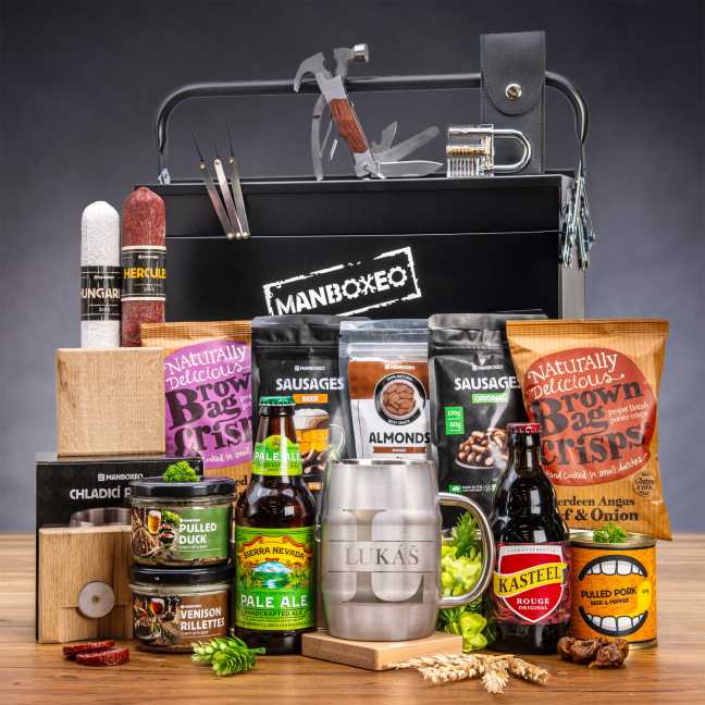 Toolboxeo pre pivára + polliter s gravírovaním