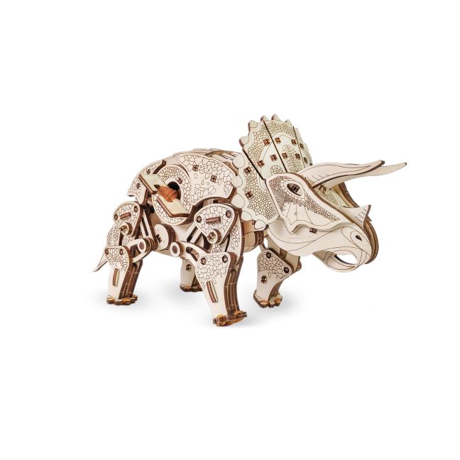 3D drevená stavebnica – Triceratops