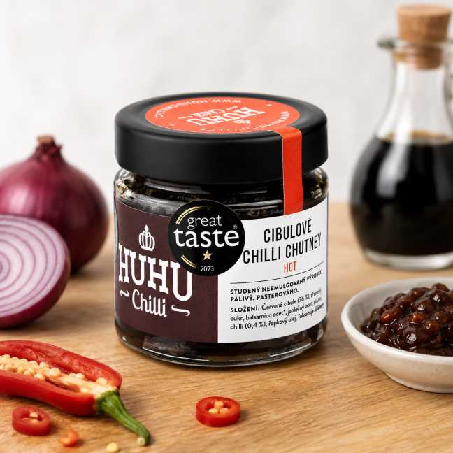 HUHU Chilli cibuľové chutney 200 ml