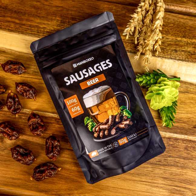 Údené klobásky s pivným chmeľom PRE PIVÁROV 60g