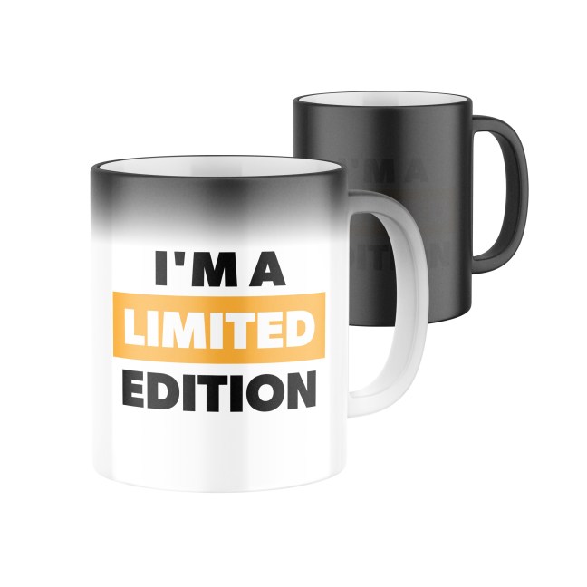 Magický keramický hrnček s potlačou Som limitka