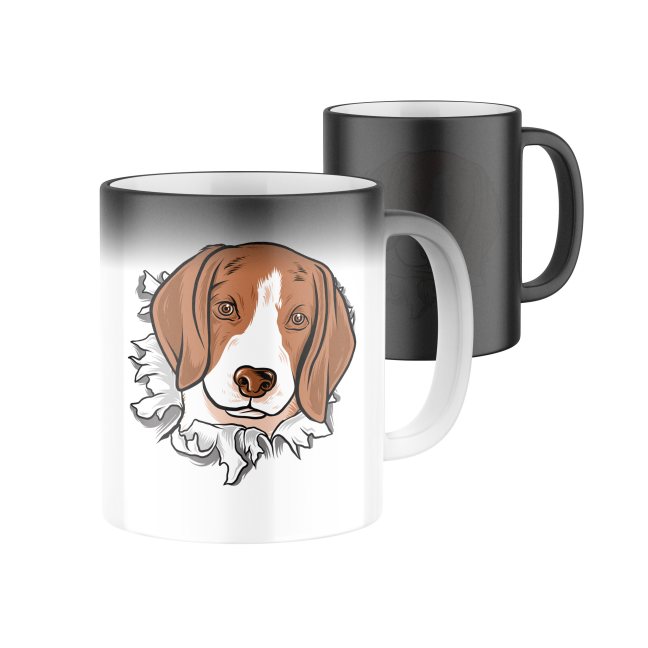 Magický keramický hrnček s potlačou Bígl