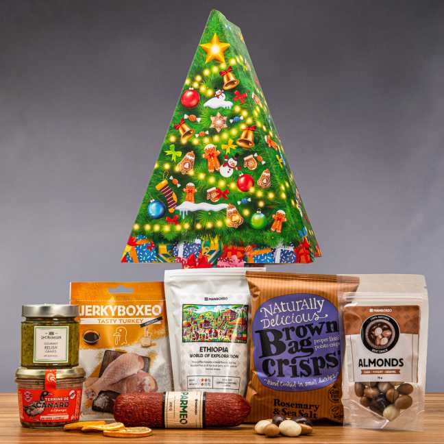 Vianočný stromček plný delikates