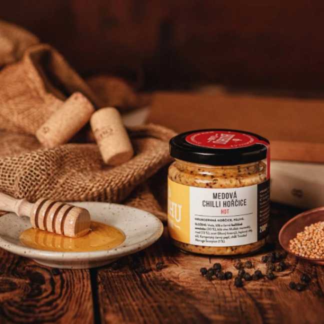 HUHU Chilli medová horčica 200 g