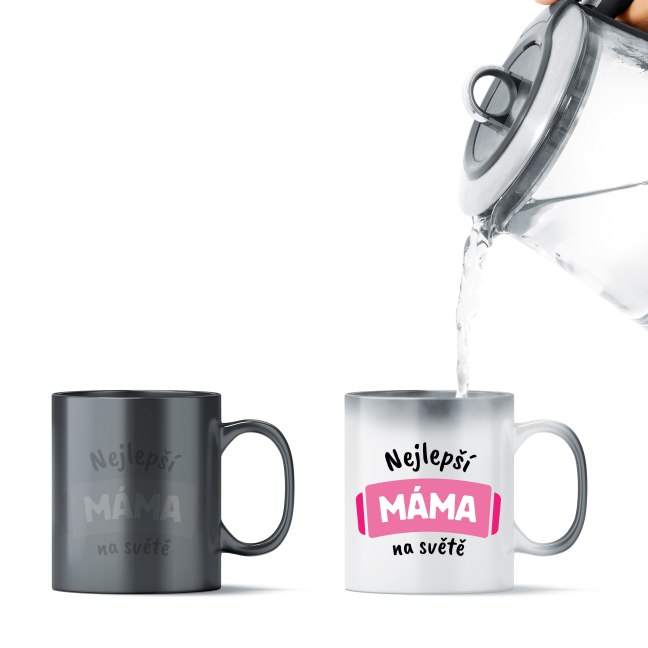 Magický keramický hrnček s potlačou Veľkonočný zajačik