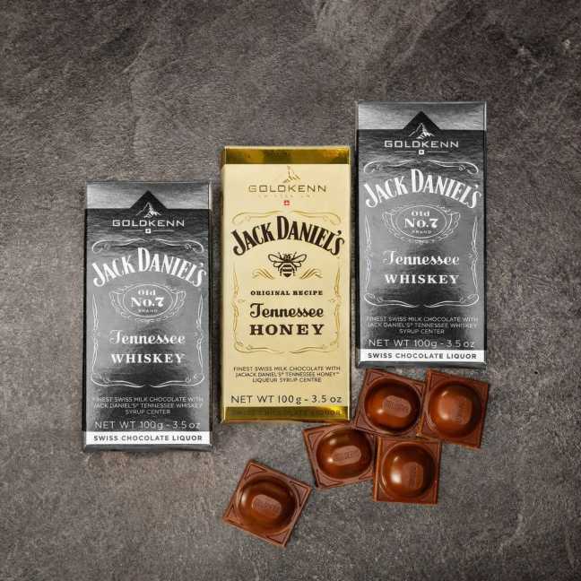 Výhodný set troch luxusných čokolád s alkoholom 