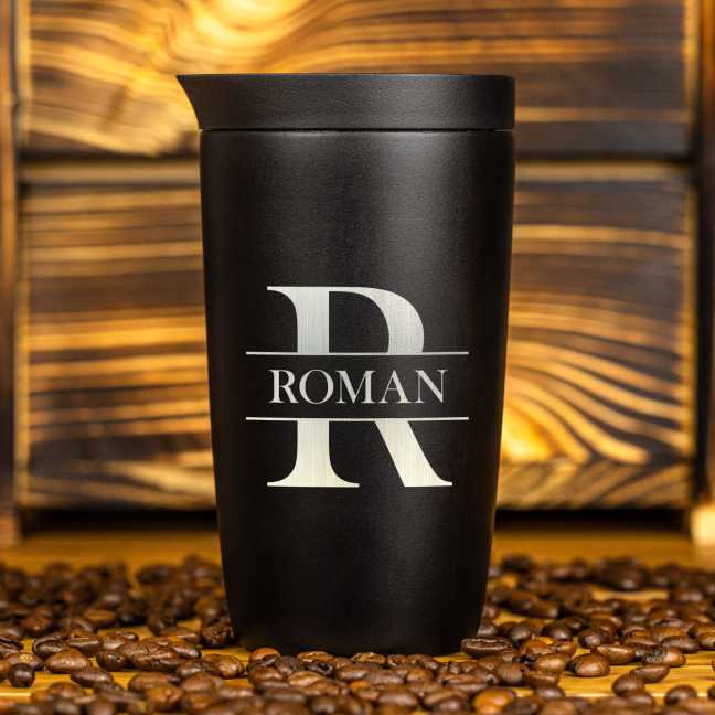 Termohrnček - čierny 