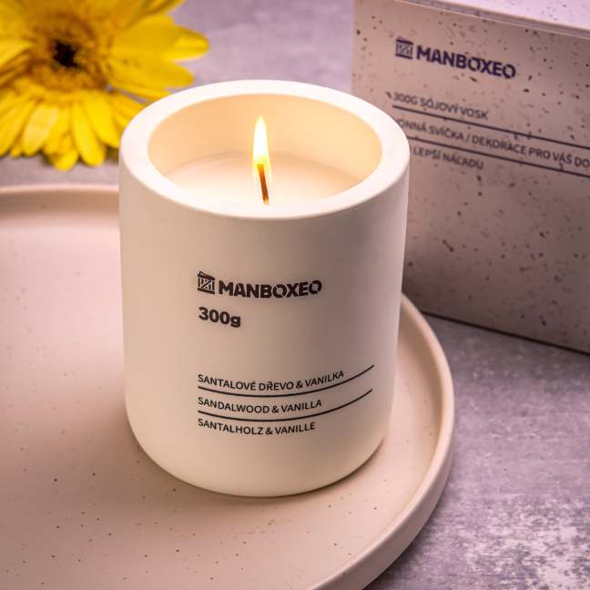Giftboxeo pre mamičku plné sviečok – vanilka 