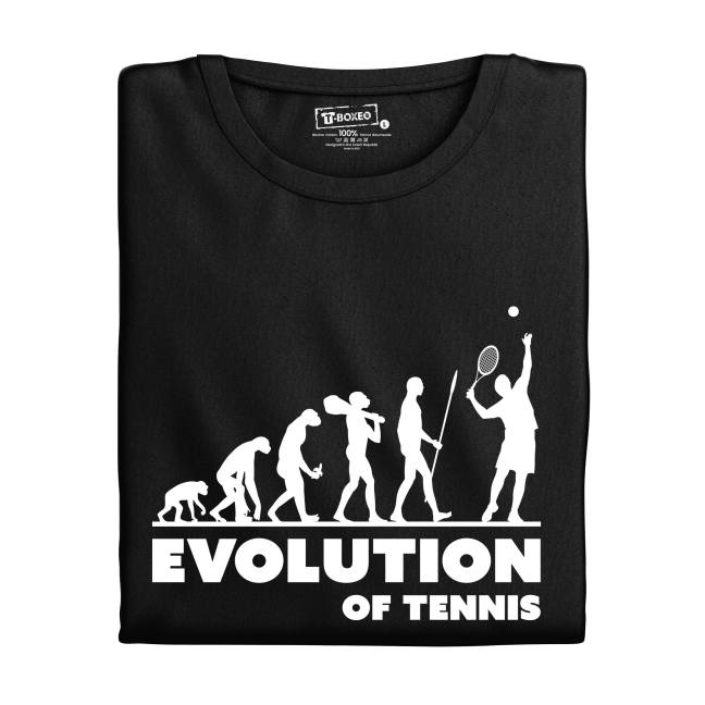 Pánske tričko s potlačou "Evolution of Tennis"