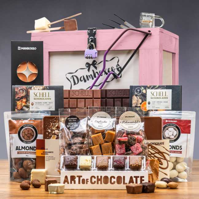 Truhlica plná čokolády