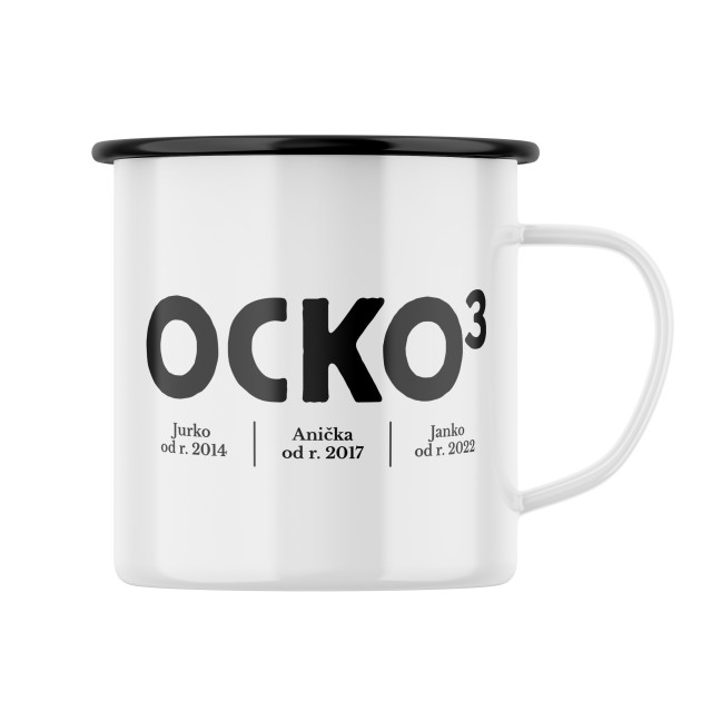 Plecháčik s potlačou Ocko na 3